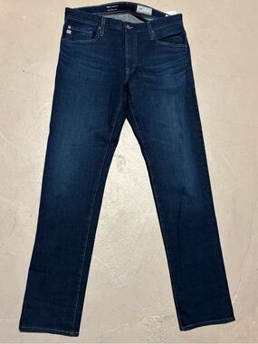 AG Tellis Men's Dark Blue modern slim Jeans